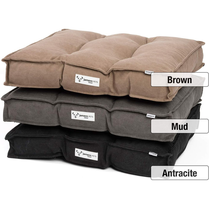 Килимок для собак JAMAXX з м'якою наповнювачем, знімний чохол, килимок для собак, лежанка для собак, темно-синій, 65x55 см