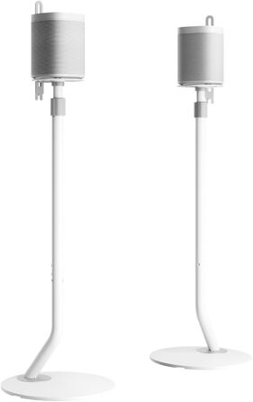 Підставка для колонок FITUEYES Design, металева, регульована по висоті, 2 шт, білий колір