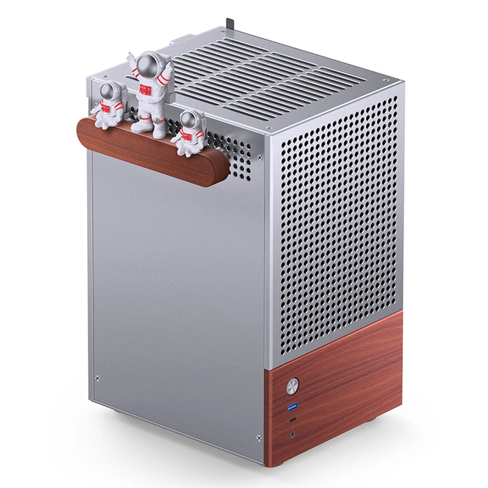Корпус Jonsbo T6 Mini-ITX, сріблястий
