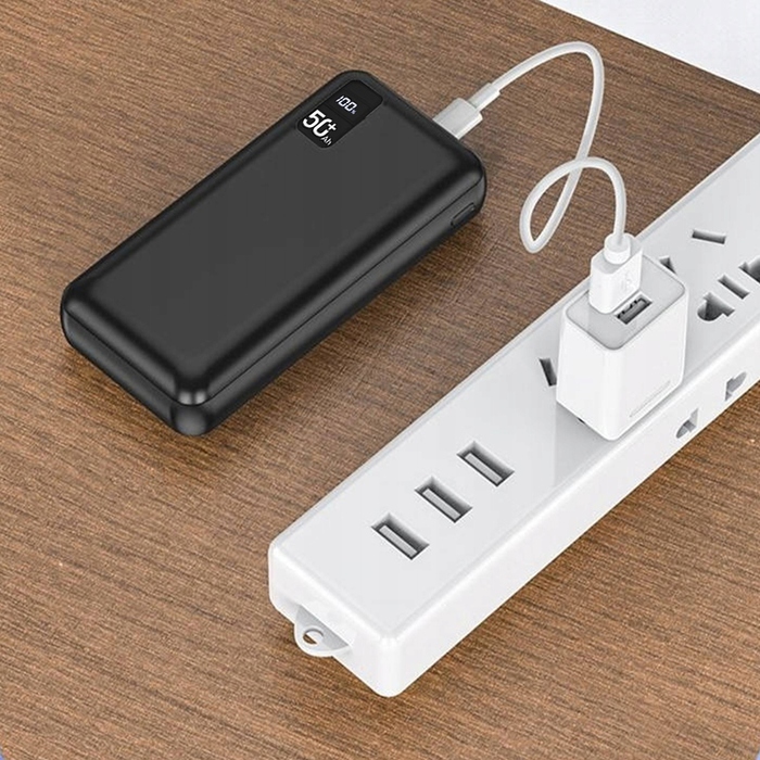 Потужний павербанк Baseus 50000mAh 22.5W: 2x USB, USB-C, QC 3.0, з LED-дисплеєм та системою безпеки