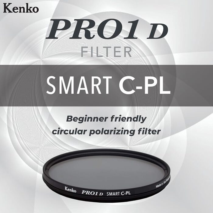 Поляризаційний фільтр Kenko PRO1D SMART C-PL 72mm: регулювання кольорів, контроль відблисків від води та скла