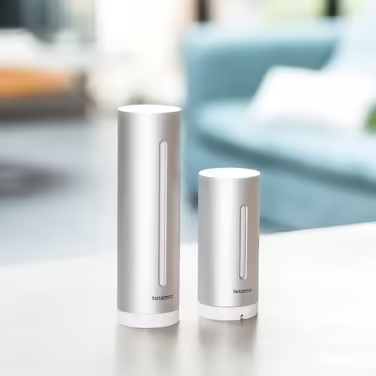 Netatmo Smart Weather Station with Wall Mount - Wi-Fi, Radio, Indoor and Outdoor Sensor, Weather Forecast, Hygrometer, Air Quality, Compatible with Amazon Alexa, Apple HomeKit and Google Home, NWS-AMZ Weather Station (Amazon Exclusive)