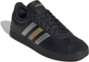 Жіночі кросівки Adidas VL Court Base, чорний/сріблястий/золотистий, 38 2/3 EU