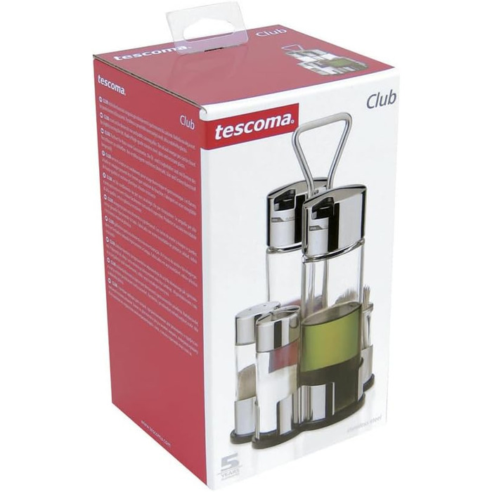 Набір Tescoma для солі, перцю та зубочисток, Menage Set Profi (49.5 x 26.5 x 26 см)