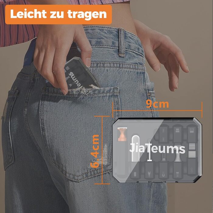 Набір інструментів для ремонту iPhone, Airpod, телефону, ноутбука: USB-C, Lightning, чорний карбон