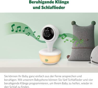 Відеоняня LeapFrog LF2513 без Wi-Fi, IPS LCD екран 2.8 дюйма, поворот та нахил, нічне бачення, 300 метрів, датчик температури, до 12 годин роботи, LF2513 2.8' Video (LF815HD 5' Video)