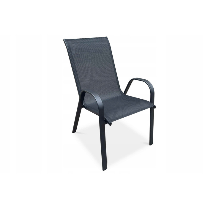 Комплект садових меблів Focus Garden, метал, чорний, 7 предметів