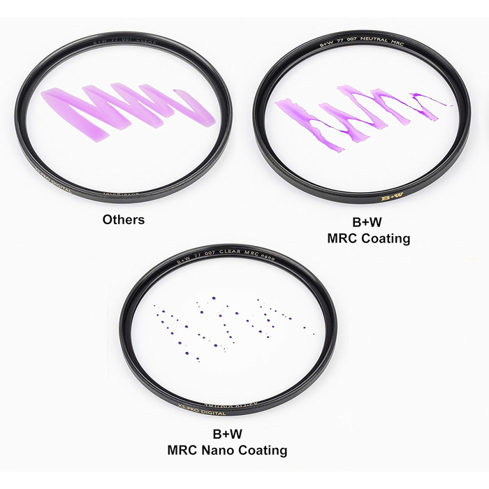 Фільтр B+W UV Haze та захисний (52mm, E, F-Pro, 2x покриття, Professional)