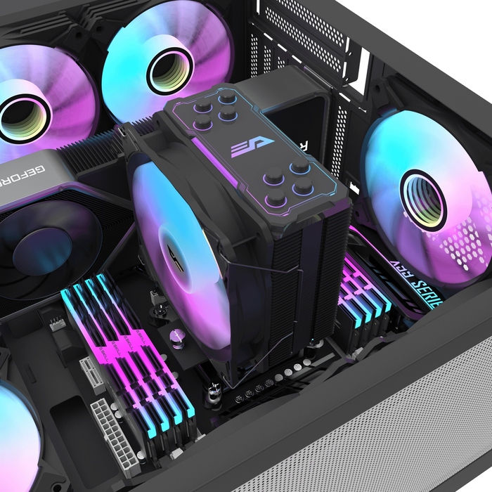 Активне охолодження для процесора DarkFlash Z4 Pro Mist Black
