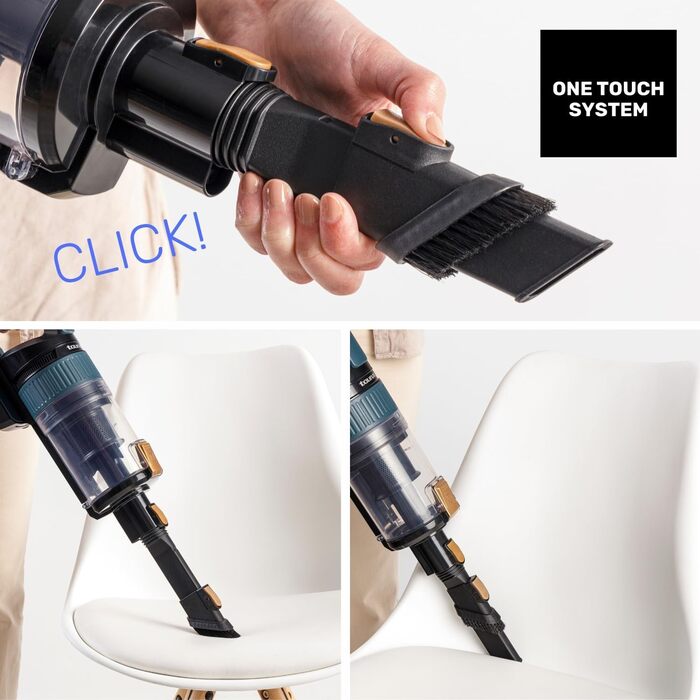 Електричний акумуляторний підмітач Taurus Homeland Ultimate Animal HVCA7296B, метал та пластик, синій та чорний