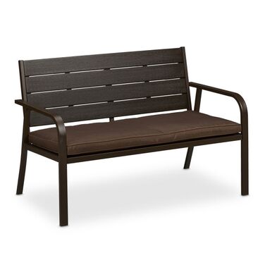 Relaxdays Garden Bench with Cushion