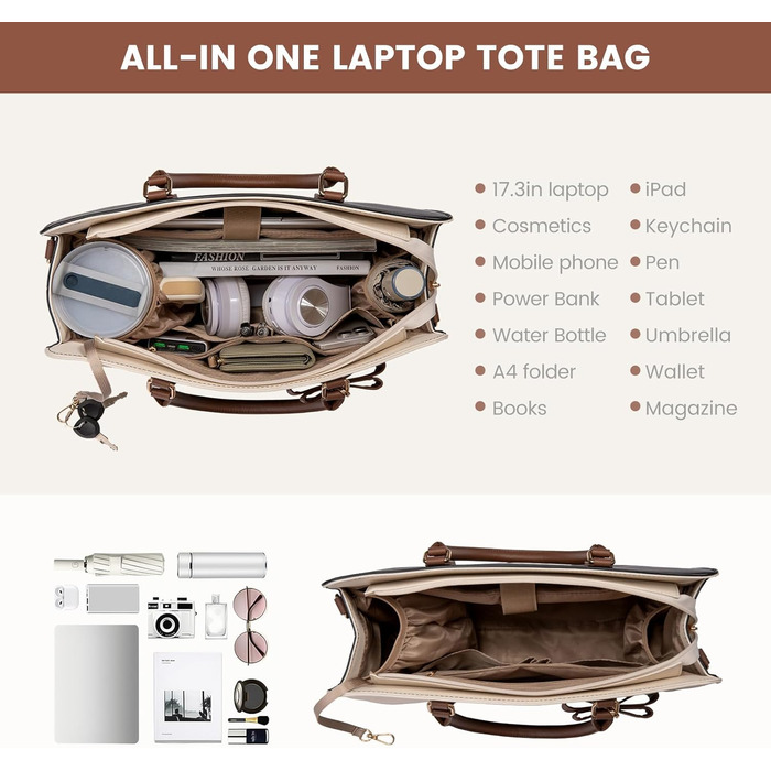 Сумка LOVEVOOK для жінок: велика містка, 15.6