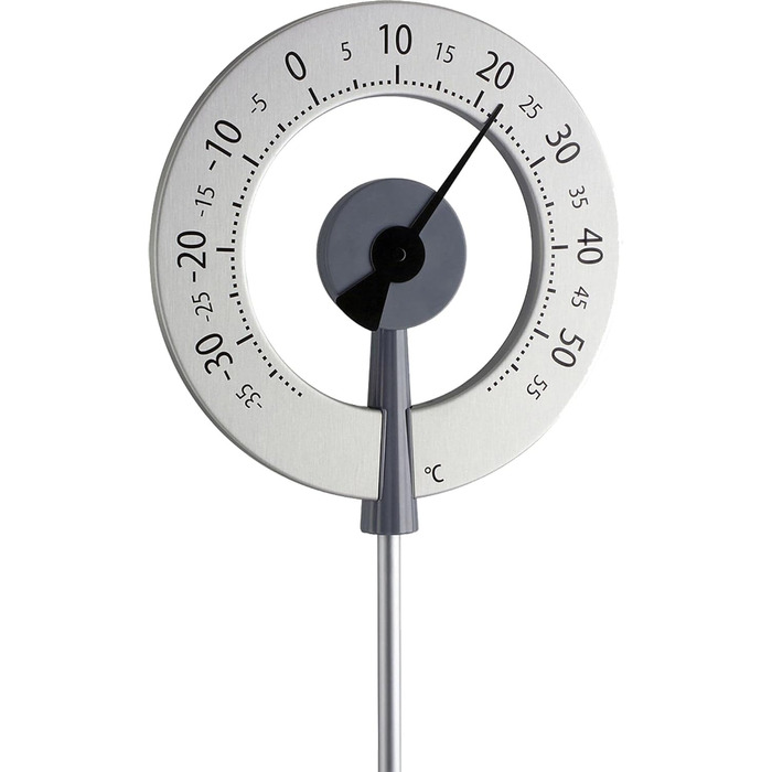 TFA Dostmann Lollipop-style Garden Thermometer, 12.2055.10, weather-resistant, with large numbers
