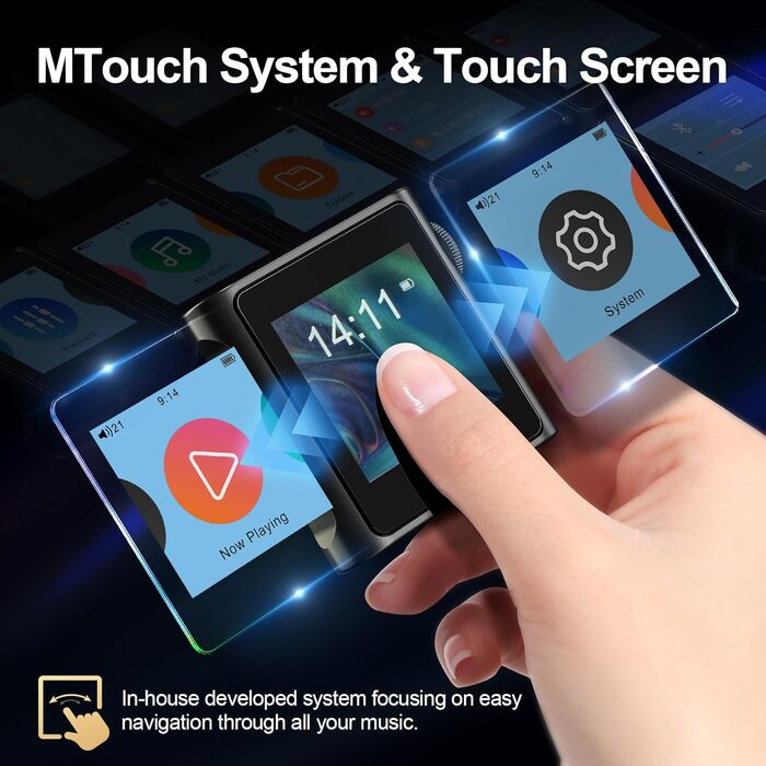 Shanling M0s: MP3-плеєр DAC Hi-Fi, портативний аудіопрогравач з підтримкою SD до 2TB, Bluetooth 5.0, 3.5mm/Type-C