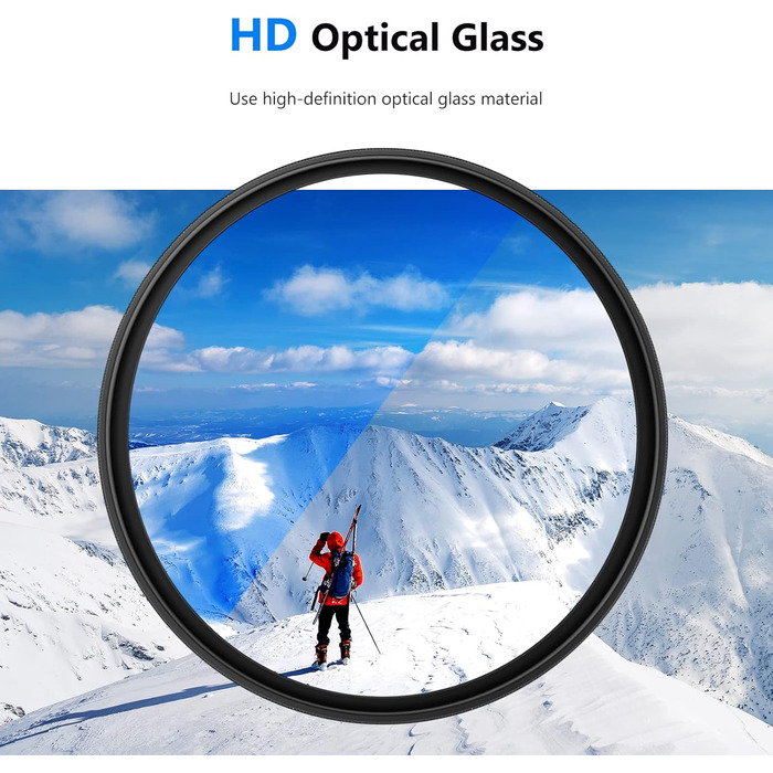 Фільтр NEEWER MRC UV 43mm з багатошаровим покриттям, захисний фільтр для об'єктиву, водонепроникний, стійкий до подряпин