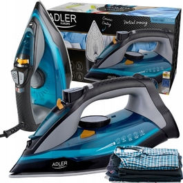 Парова праска Adler AD 5032 3000W, керамічна підошва, регулювання та паровий удар