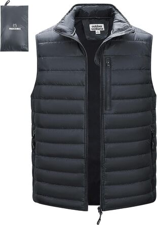 Чоловіча степкова жилетка Outdoor Ventures - Dark Grau, XXL | Легка, для спорту, туризму, гольфу