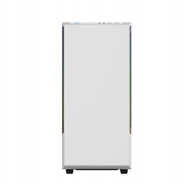 Білий ігровий корпус для ПК Mid-Tower ATX з ARGB підсвіткою та загартованим склом
