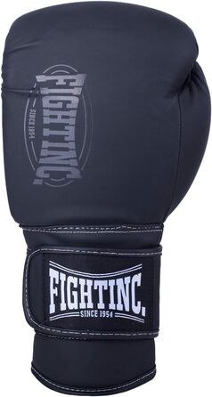 Боксерські рукавички Fightinc. Muay Thai Shadow - 10, 12, 14, 16oz для тайського боксу, K1, MMA, чорні