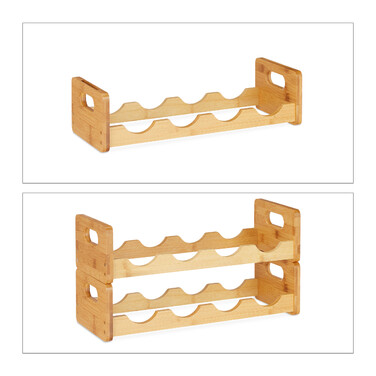 Wine Rack for 8 Bottles