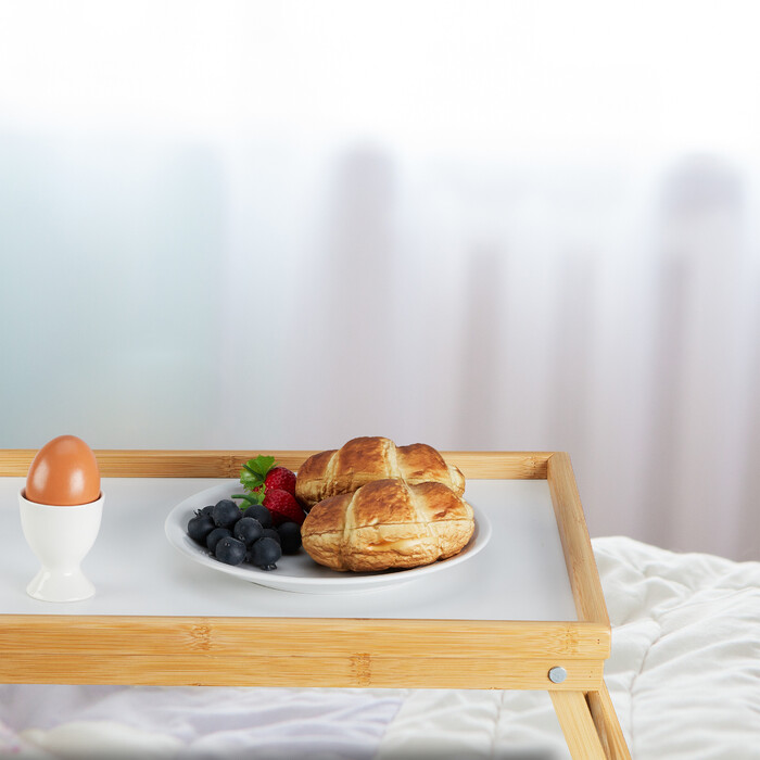 Relaxdays Bamboo Bed Table