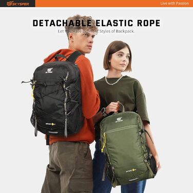 SKYSPER ISHELL 30 Foldable Backpack 30L Ultra-light Daypack Packable Daypack Waterproof Hiking Backpack Travel Backpack for Camping Outdoor Hiking Travel