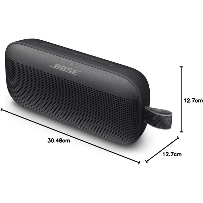 Портативна Bluetooth колонка Bose SoundLink Flex SE - Водонепроникна, Чорний колір