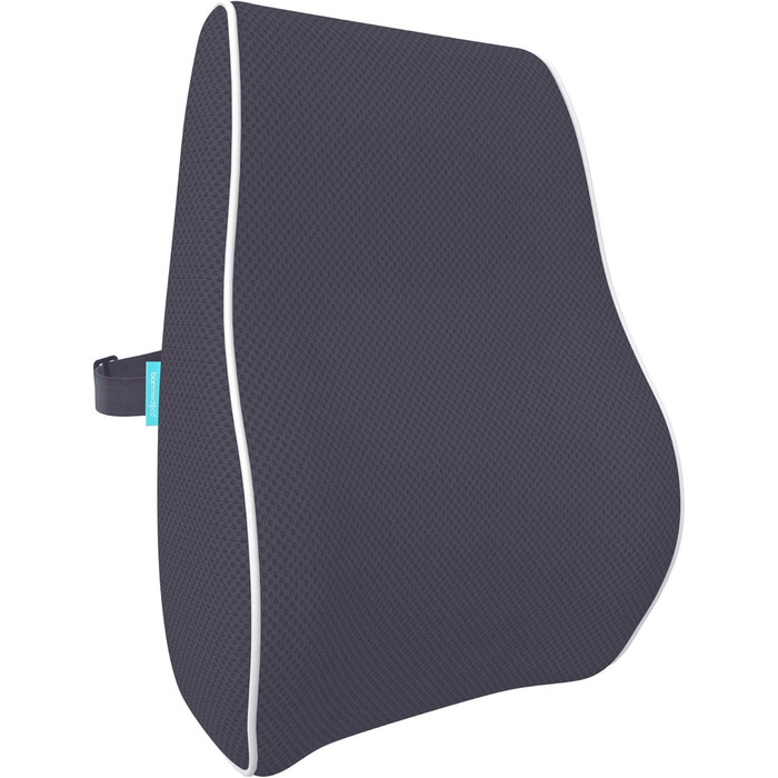 Подушка для офісного крісла Bonmedico з Memory Foam: поперекова підтримка для офісу, авто та дому, чорна, ергономічна подушка для спини