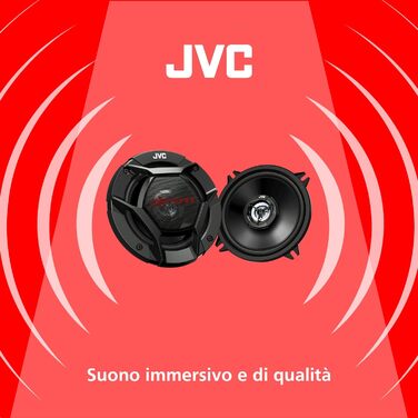 JVC CS-DR520 коаксіальні автомобільні динаміки 13 см, чорні, 2-смугові