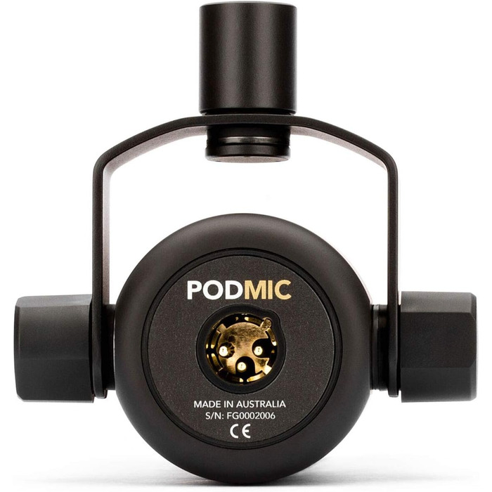 Rode PodMic професійний подкаст-мікрофон + кріплення Keepdrum MS138 для мікрофона (чорний)