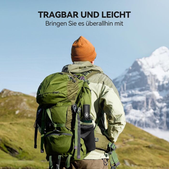 TECKNET Штормовий парасолька: великий, автоматичний, з 10 ребрами, 104 см, стійкий до вітру, компактний, для чоловіків та жінок (зелений)