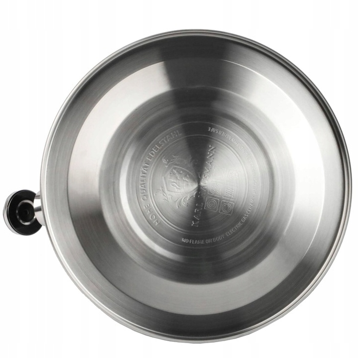 Класичний сталевий чайник Karl Hausmann, 3 л, чорний