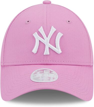 Кепка New Era New York Yankees MLB з металевим логотипом, чорна, 9Forty, регульована, для жінок