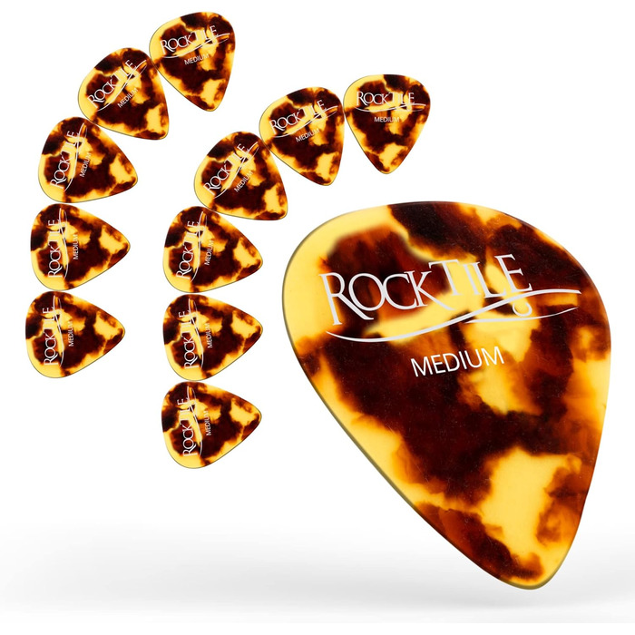 Rocktile Супер комплект для електрогітари (підсилювач, тюнер, каподастр, ремінь, медіатори, чохол, підставка для гітари та підручник з CD/DVD) чорний