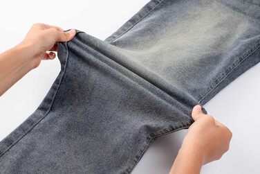 Чоловічі джинси Baggy JMIERR широкого крою, стрейч, вінтаж Y2K, сірі (M)