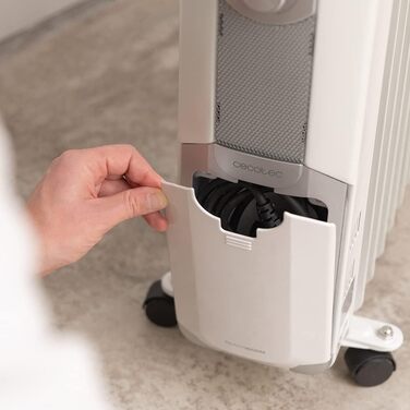 Конвектор масляний Cecotec ReadyWarm 11000 Space, 2500 Вт, 11 ребер обігріву, 3 режими, 25 м², білий