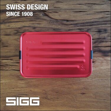 SIGG - Alu Lunchbox Plus - Divided Lunchbox - Award-Winning - Dishwasher Safe & Microwave Safe - Absolutely Leak-Proof - Featherlight - BPA-Free