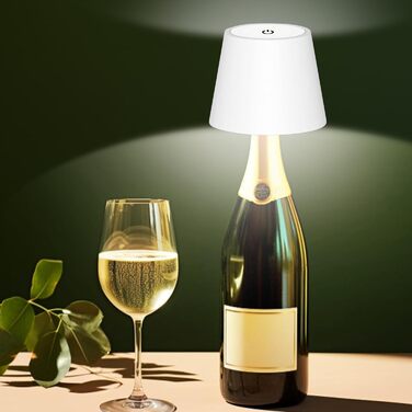 Акумуляторна LED-лампа Antela для дому та вулиці, диммер, 3 кольори світла, IP44, метал, 2 шт.