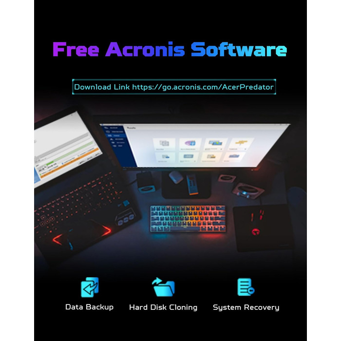 SSD Acer Predator GM7000 1TB NVMe PCIe Gen4 з DRAM Cache - для ПК, ноутбука, PS5