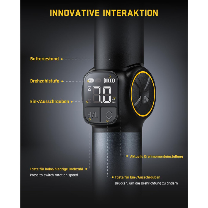 Fanttik Fold S1 APEX: Акумуляторний шуруповерт 3.7V з дисплеєм, регулюванням швидкості та шісткунтом 1/4 дюйма – ідеальний інструмент для DIY