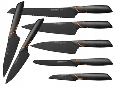 Набір кухонних ножів Fiskars Edge, 7 предметів, сталь