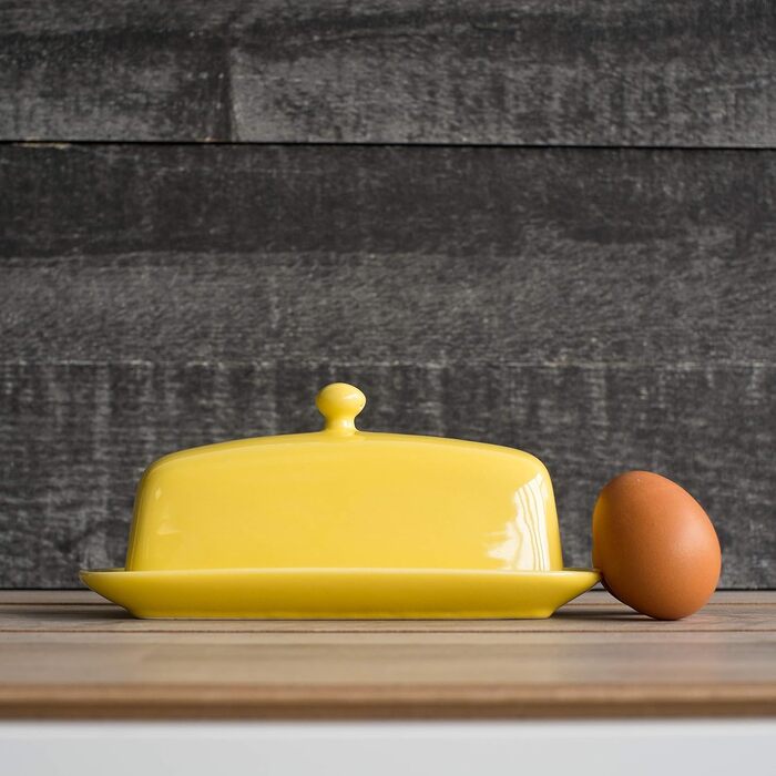 Now Designs Butterdose Rectangular lemon yellow