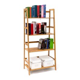 Relaxdays Bamboo Bookshelf