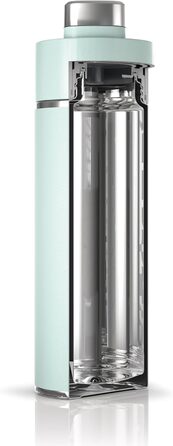 Ninja Thirsti Water Bottle/Thermo Cup to go, 700ml, leak-proof lid, for carbonated, hot & cold drinks, triple-insulated travel mug, stainless steel bottle, Mint, DW2401EUUKMT