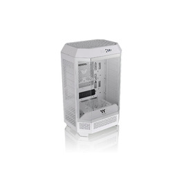 Корпус ПК Thermaltake The Tower 300 Snow (Білий) Micro Tower, Micro-ATX/mini-ITX, вертикальний дизайн, 3x Tempered Glass, 2x140mm PWM вентилятори, підтримка радіатора до 420mm, опціональний кріплення для стійки