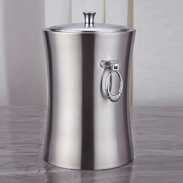 Преміум еісберг з кришкою та щипцями: еісберг з нержавіючої сталі, 3 л, для шампанського, коктейлів, вечірок та відпочинку на природі