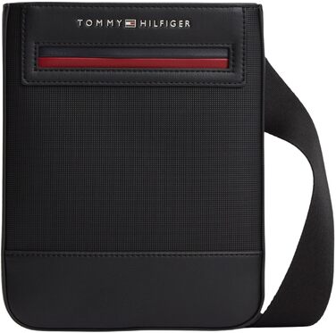 Жіноча сумка-кросбоді Tommy Hilfiger TH Foundation Mini Crossover, чорна, універсальний розмір