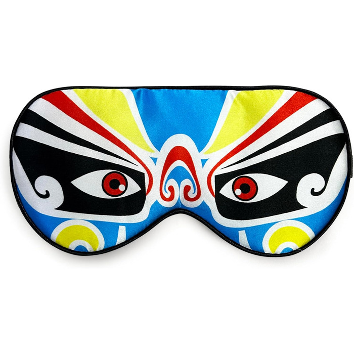 Шовкова маска для сну Townssilk 100% шовк, регульовані стрічки, комфортна, м'яка, допомога для сну, золотий зірка, 1 шт.