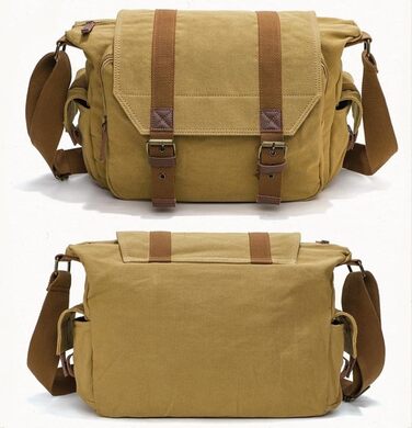 Сумка для фотоапарата DSLR Canvas Messenger BG507 (Хакі) 34x13x27 см