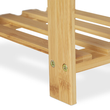 Relaxdays Stable Bamboo Footrest